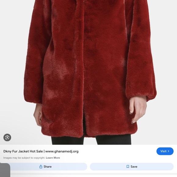 DKNY Faux fur coat - Picture 4 of 7